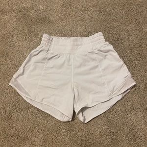 Lululemon White Hottie Hots Size 0